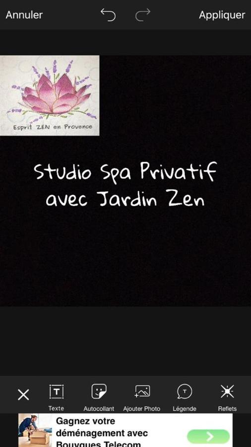Esprit Zen En Provence Studio Spa Privatif Cheval-Blanc エクステリア 写真